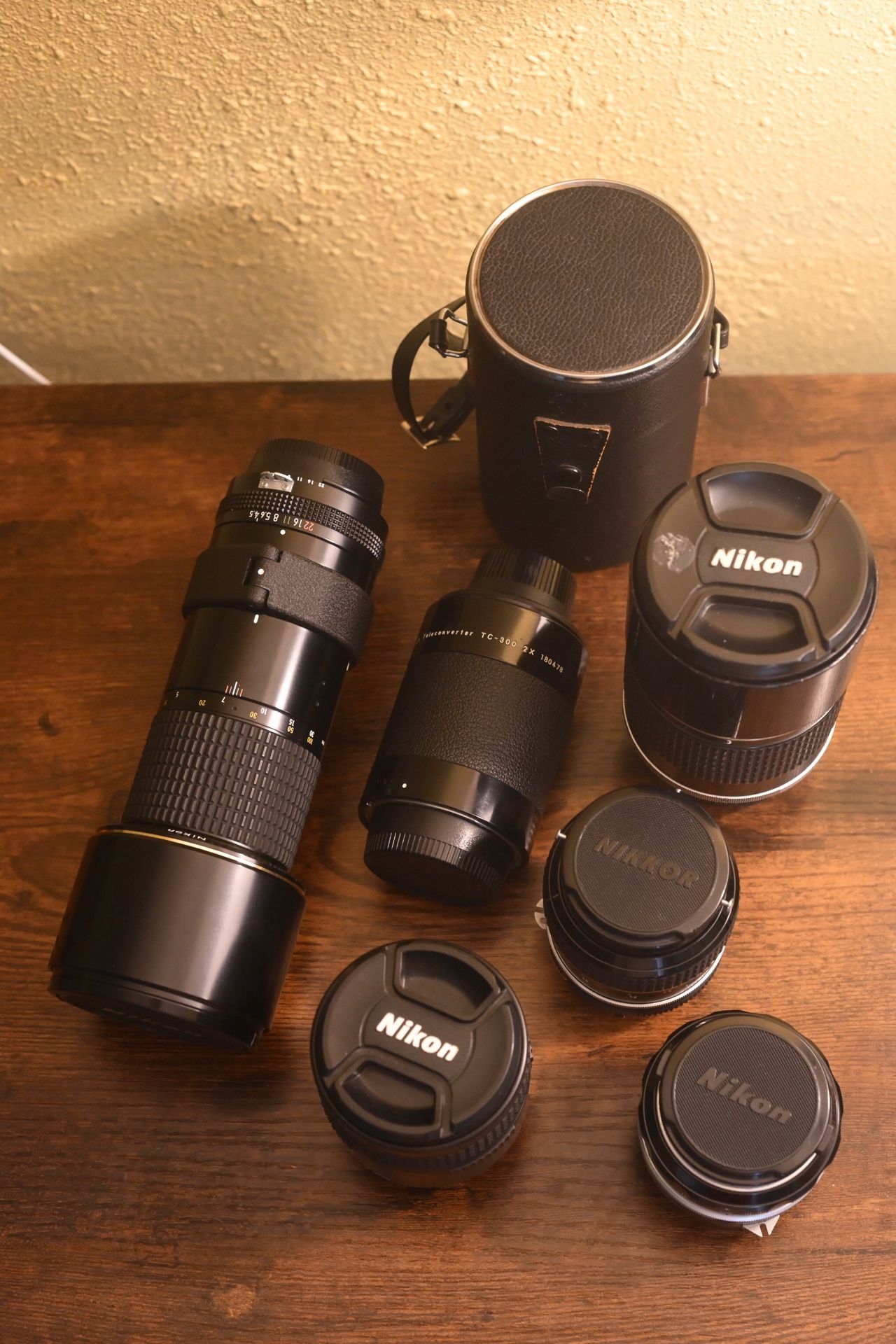 Bundle Of Nikon Nikkor Manual Focus Lenses