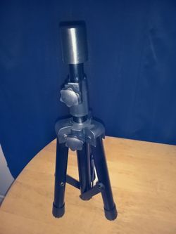 Black Compact Tripod with Tilt Head