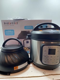 Instant Pot Duo Crisp 11-in-1 Electric Pressure Cooker w/ Air Fryer Lid 8  Quart for Sale in Wildomar, CA - OfferUp