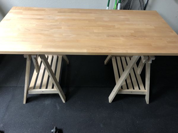 Ikea Table Gerton Top And Finnvard Legs For In Tigard Ikea Table Gerton Top And Finnvard Legs