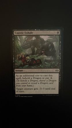 Caustic Exhale MTG Common Card TDM