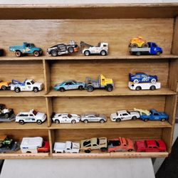 Tow truck,  classic cars,  pickups,  sports cars display included 