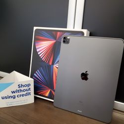 Apple IPad Pro 12.9in 5th Gen M1 Chip Brand New - $1 DOWN TODAY, NO CREDIT NEEDED