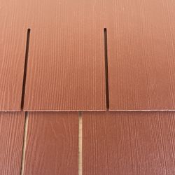 Straight edge shake siding