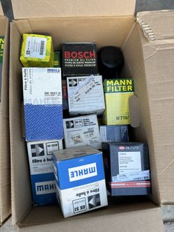 Boxes Of German Car Oil Filters