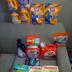 Laundry Detergent , Baby Wipes 