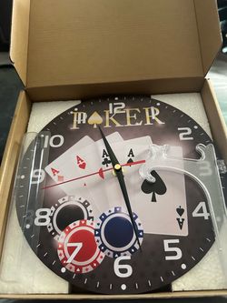 Poker Wall Clock