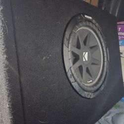 Kicker Ported Compact Slim 10" Subwoofer Enclosure Box 