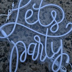 Let’s Party Sign 