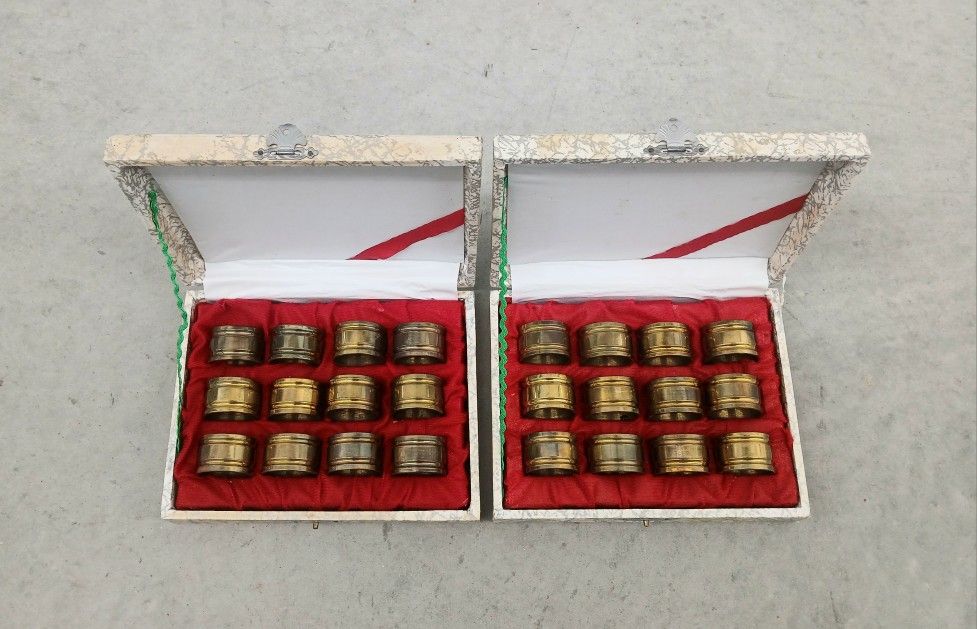 Vintage Brass Napkin Rings