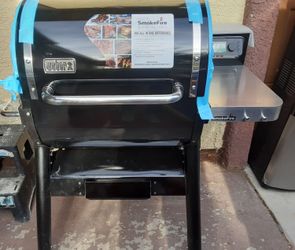 Weber Grill Pellet Smoke Fire BBQ barbecue Cook Out New In Box Free Assembly