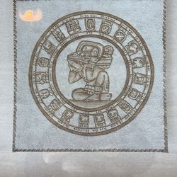 Aztec Calendar  Cloth Wall Decor