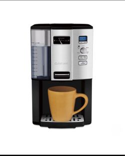 New Coffee On Demand 12 Cup Programmable Coffee Maker, Black/Silver
