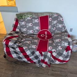 Giant Loveseat Recliner 50 In Wide Comes With Homemade Cover Must Pick Up $40