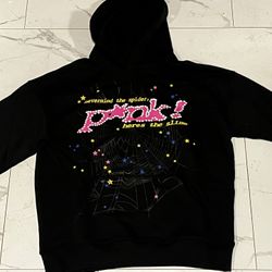 P*nk Spider Hoodie