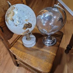 Glass Globe, Plastic Globe