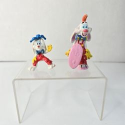Lot Of 2 Vintage 1987 Disney Who Framed Roger Rabbit PVC Toy Figure Amblin 3" 