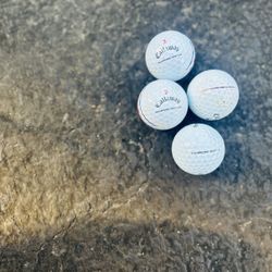 6 Callaway Chrome Soft & Chrome Tour Golf Balls