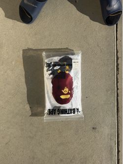 white bape tee