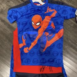 NEW Spider Man 3 Piece Clothing Set Size7