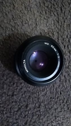 Minolta MD 50mm f/2 Camera Lens