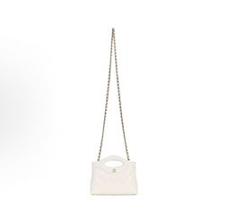 CHANEL 31bag 24S long horizontal version Nano leather chain diamond chain hand-held one-shoulder cross-body bag(64)68