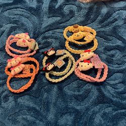 Hello kitty characters Hair Bands The Set $3
