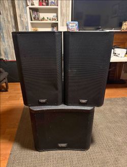 QSC K12.2 Speakers and KW181 Subwoofer