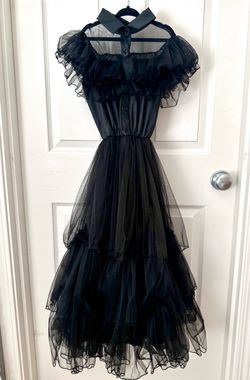 Wednesday Addams Girl’s Halloween Costume Size 7-8
