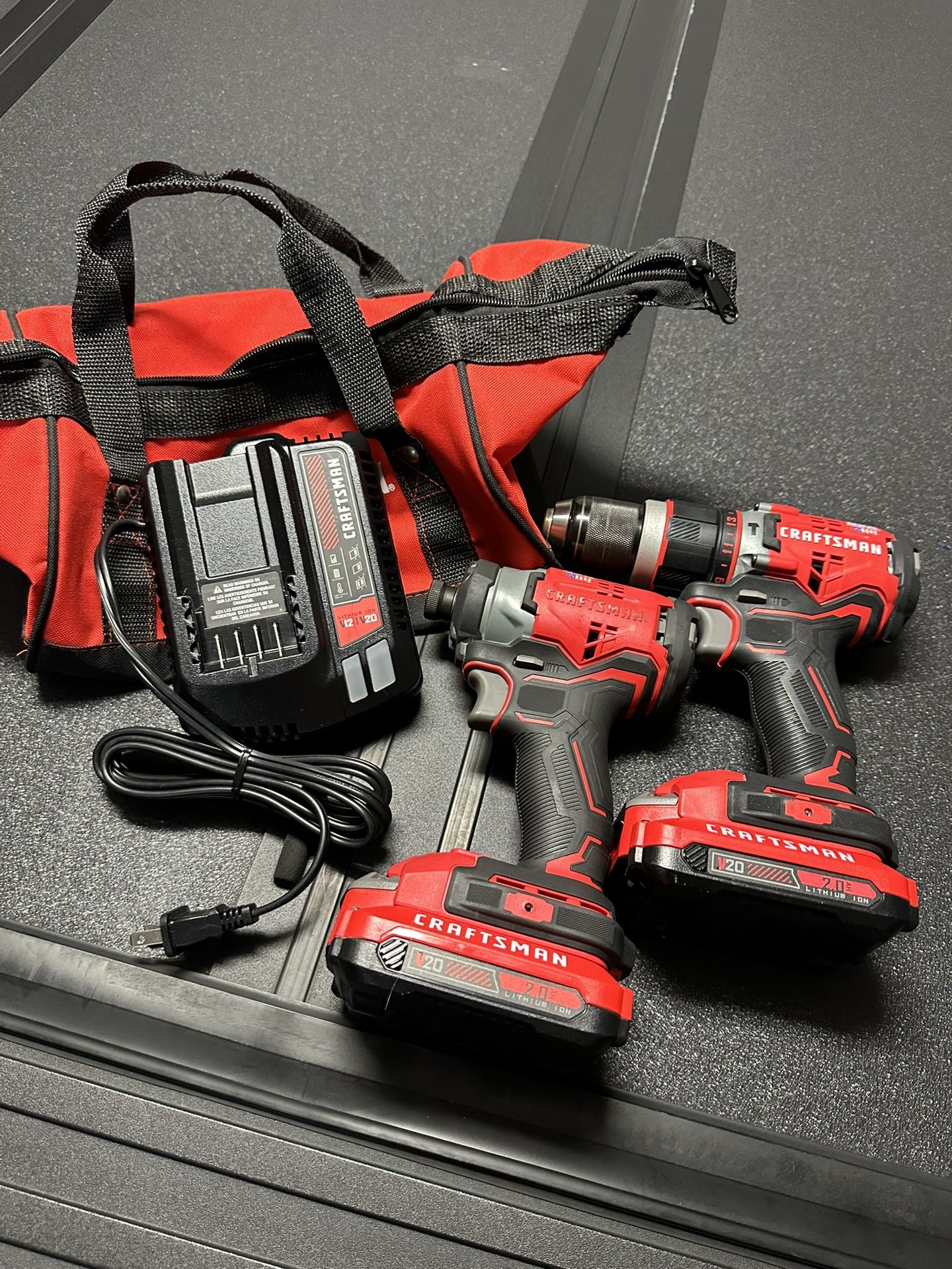 Craftsman 20V Hammer Drill & Impact Driver
