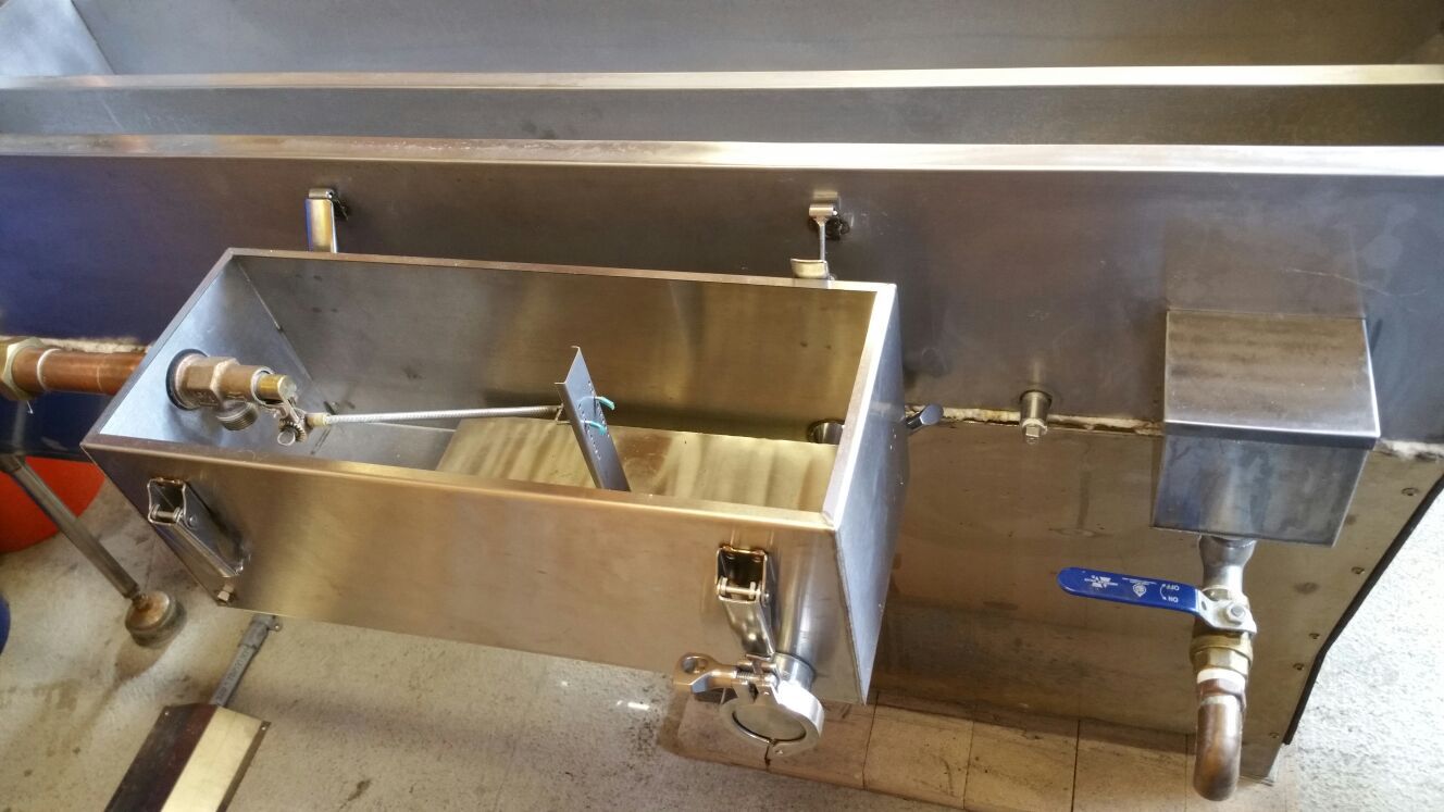 2x4 flat bottom Pan for maple syrup evaporator