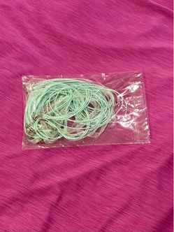 9 pc ribbon waxing organza cord adjustable necklaces