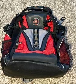 Swissgear Maxxum Tech Travel Laptop Backpack - Black/Red