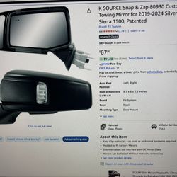 Sierra 1500 Trailer Mirrors