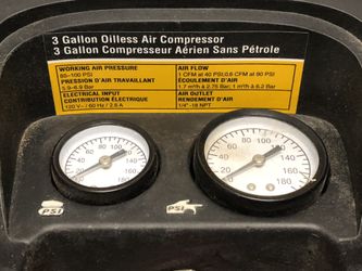CENTRAL PNEUMATIC 95275 3 Gallon Oilless Air Compressor for Sale