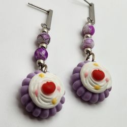 Taro Bun Earrings 