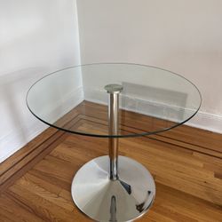 Round Glass Table
