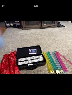 American Mahjong Set W/leather Case Reduce To $90