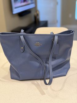 Coach light Blue Purse