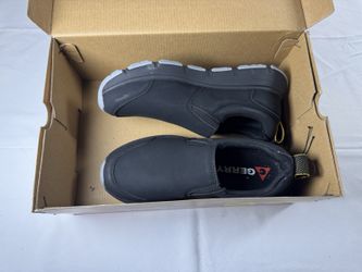 Gerry G Moc II Men's Size 8 Black Slip On Shoes Comfort Lightweight NEW [COPY]