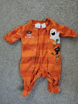 Halloween infant Pajama 0-3M