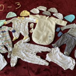 Baby Clothes Size 0-3 M