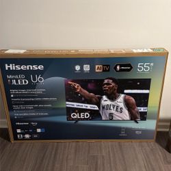 Hisense - 55" Class U6 Series MiniLED QLED UHD 4K HDR
