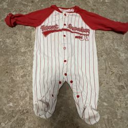 Baby Newborn NB Red White “Heart Breaker In Training” Bodysuit Outfit