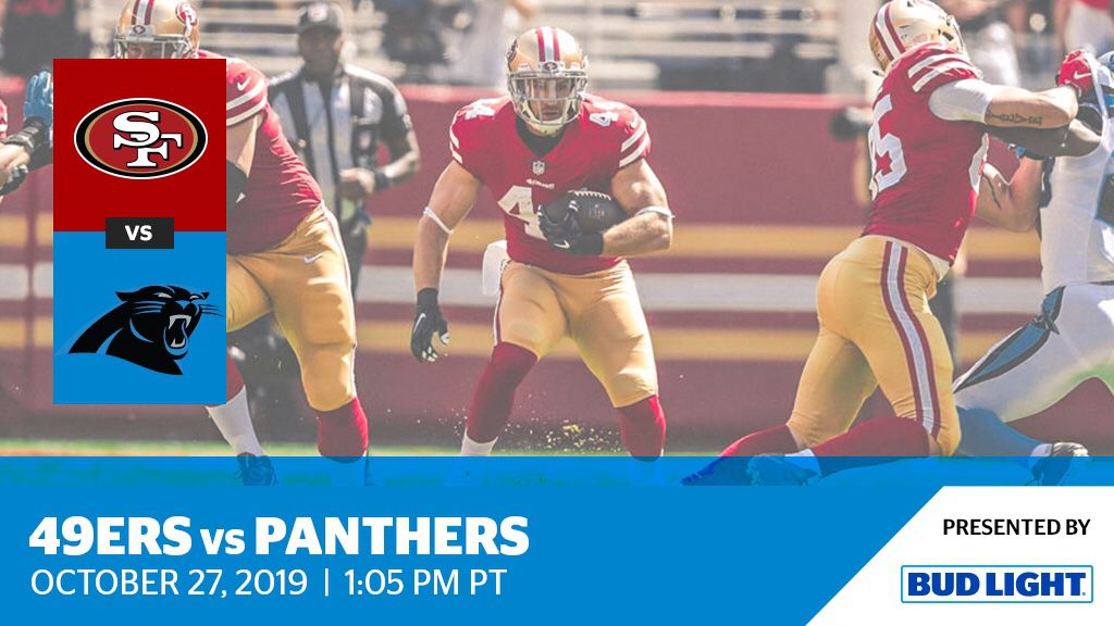 49ers VS Panthers (George Kittle bobble head give away)