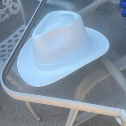 White Cowboy Hardhat