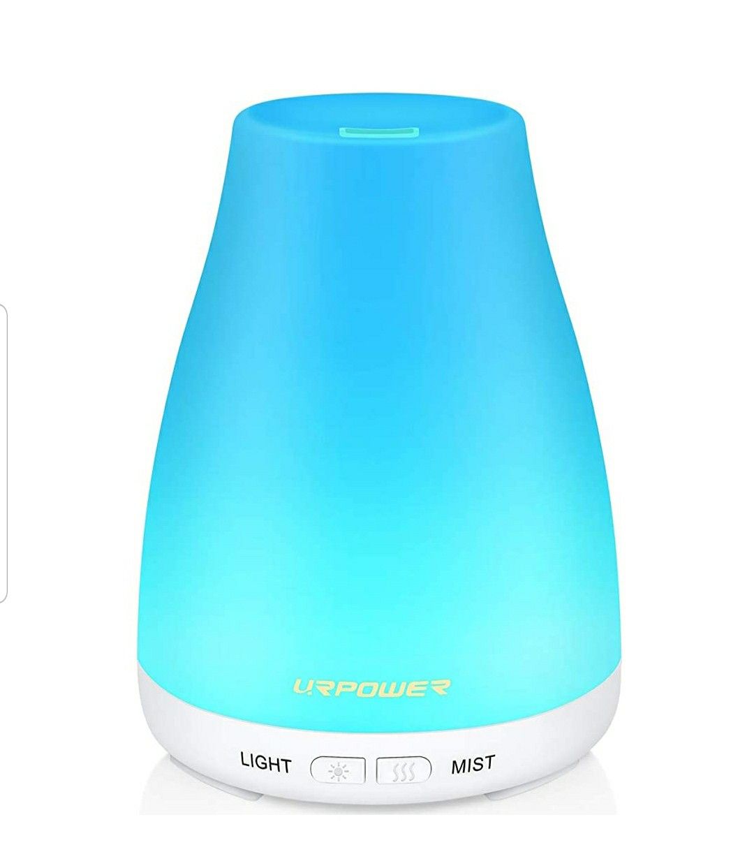 White, 7 Color Diffuser, Aroma Essential Oil Cool Humidifier