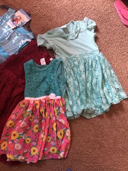 Beautiful dresses sizes 5T and 6 years old