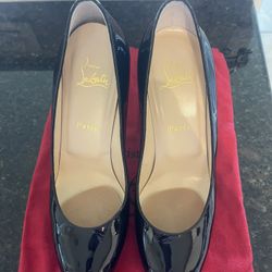 Christian Louboutin Black Heels Size 8 