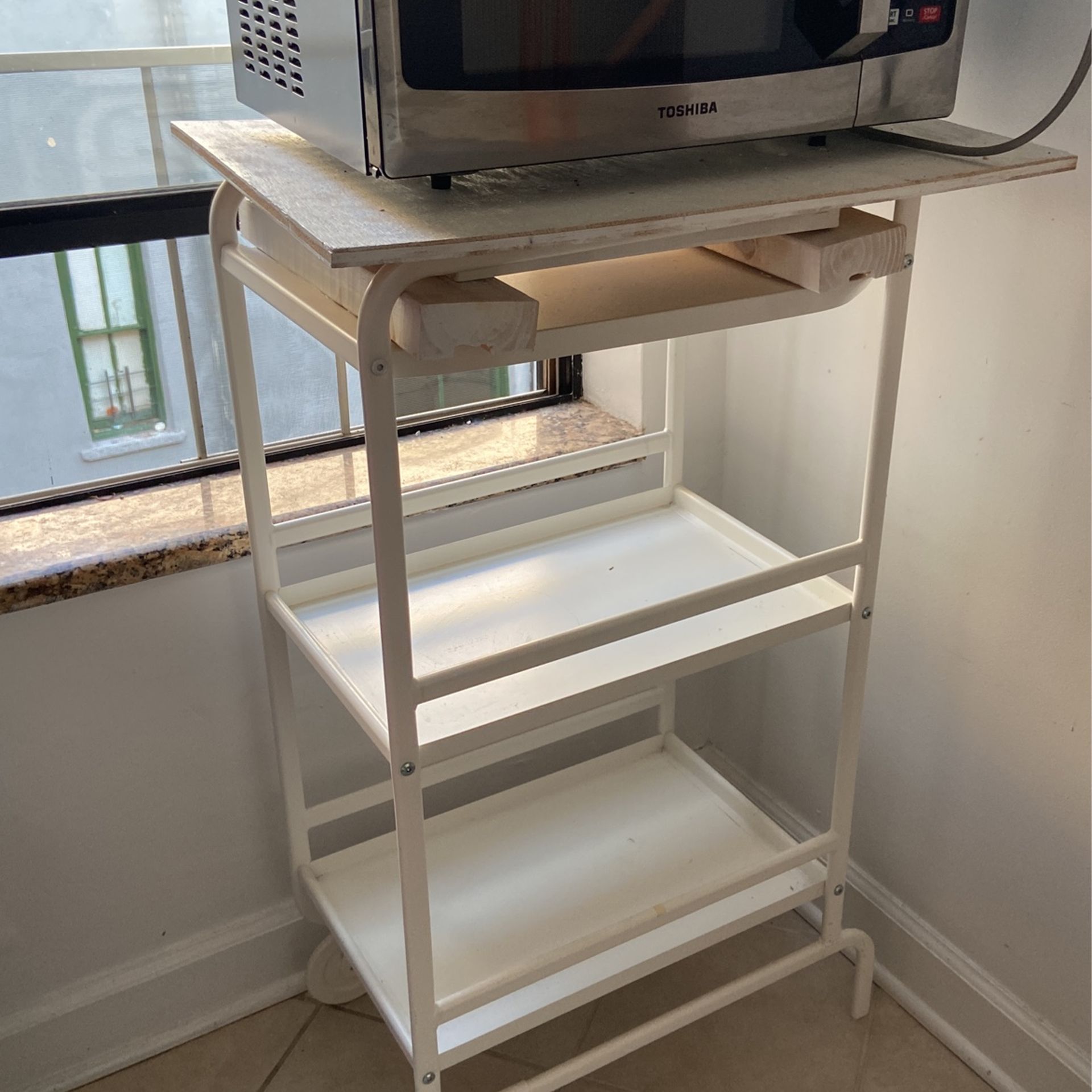 IKEA Microwave Car White $19.99 for Sale in New York, NY - OfferUp